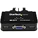 StarTech.com 2 Port USB VGA Cable KVM Switch USB Powered with Remote Switch Dual Port VGA KVM Switch