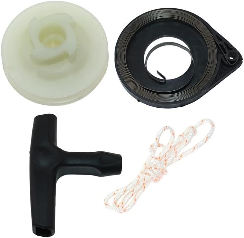 TMLbhSEZ Recoil Starter Pulley Rope Spring Kit Fit for 137 141S 141SP MT350 MT350S MT3500 MT3500S MT3700 MT3750 MT4100S MT4100SP
