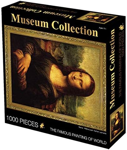 RUIKA Jigsaw Puzzle 1000 Piece for Adults and Children Puzzle Classic Puzzle Smile of Mona Lisa Landscape DIY Collectibles Modern Home Decoration