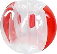 Vista 8 de SUNSHINE-MALL 2 bolas de sumo para niños, juguetes de rebote de parachoques, bolas de sumo para niños, pelota de juego de césped para niños al aire