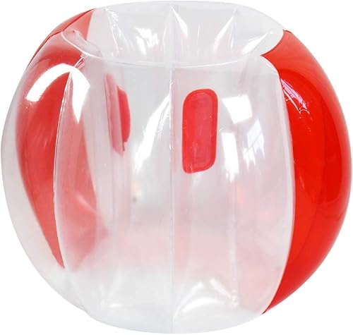 Miniatura 8 de SUNSHINE-MALL 2 bolas de sumo para niños, juguetes de rebote de parachoques, bolas de sumo para niños, pelota de juego de césped para niños al aire