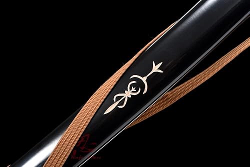 Miniatura 7 de Handmade Samurai Sword 40.6 Inch New Kill Bill Battle Ready Clay Tempered Folded Steel Samurai Katana Sharp Sword