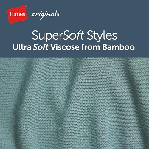 Hanes Ultimate Men's Originals Boxer Briefs & Trunks, Supersoft Bamboo from Viscose Underwear, 3-Pack4