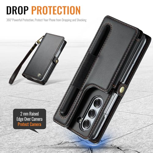 Coque Galaxy Z Fold 6 blocage RFID et support béquille pour visionnage mains libres - 6