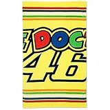 valentino kleid weiss Maße: 170x100 cm Valentino Rossi telo mare Strandtuch, gelb, 170x100cm