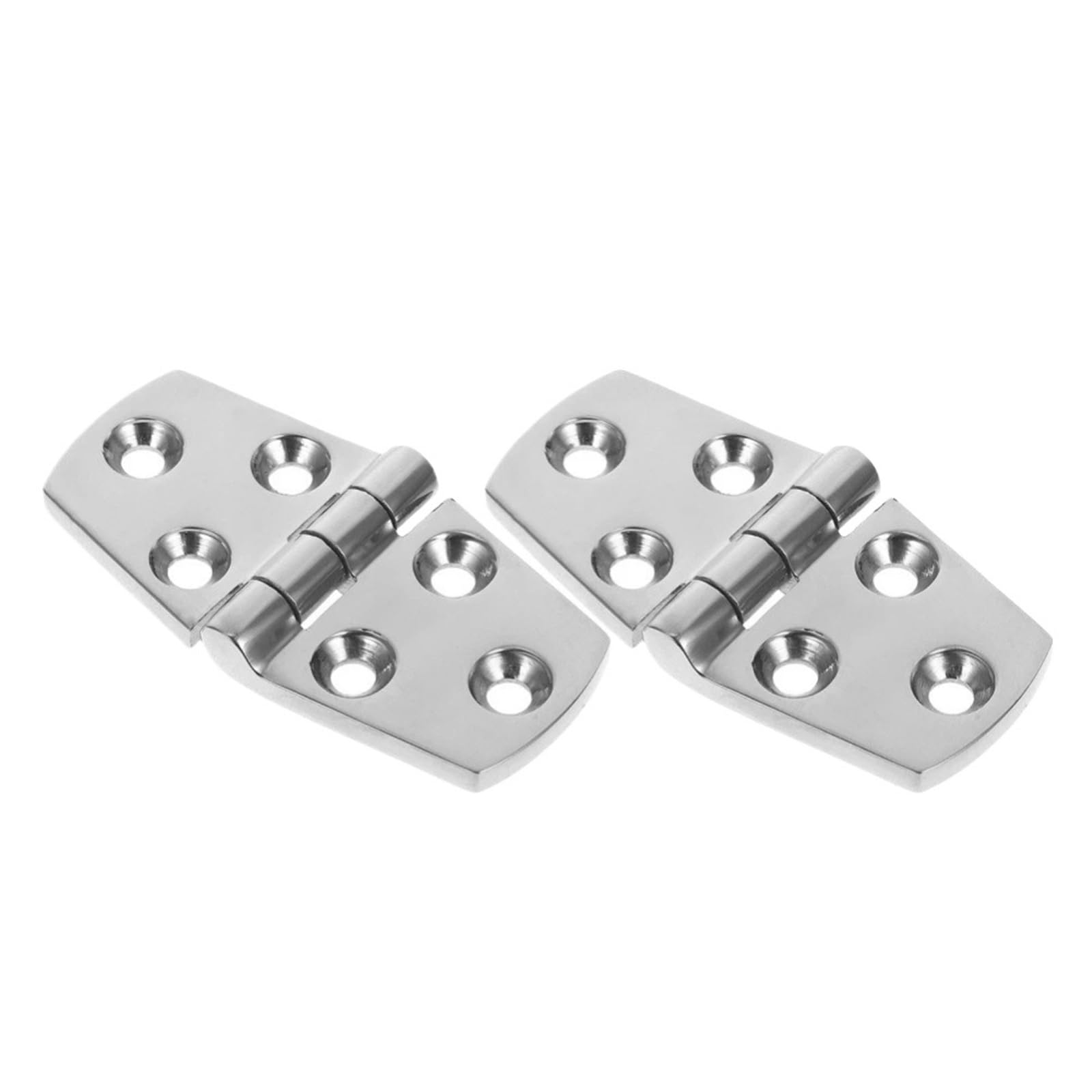 2/4pcs 316 Stainless Steel Boat Cabinet Door Hinges 180 Degree Foldable Hinge(1 Set)