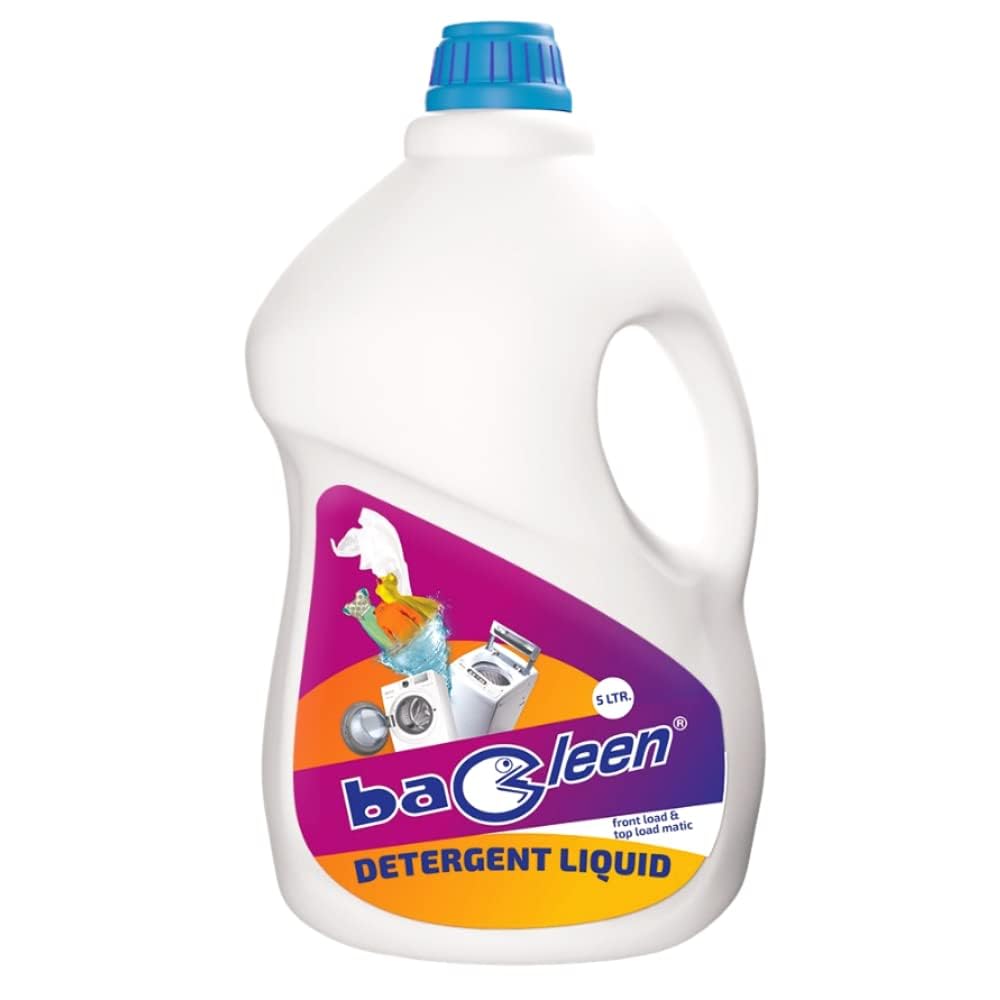 Bacleen Laundry Detergent for Washing Machine Liquid and Bucket Wash 5L