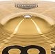 Meinl Cymbals BR4 Leder Marschbeckenriemen inkl. Pads (Paar) schwarz + Cymbals Marching Medium - 18 Messing (MA-BR-18M)