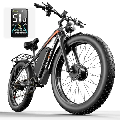51 MPH Peak 5000W Dual Motor Ebike