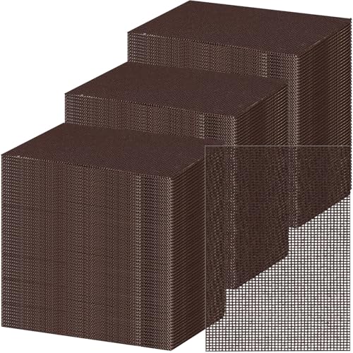Reallnaive 50 Pack Griddle 4x5.5 Screen Grill Cleaning Screens Pre-treated Abrasive Mesh Pads for Flat Top Stainless Steel Griddle Cleaning Accessories Bundle