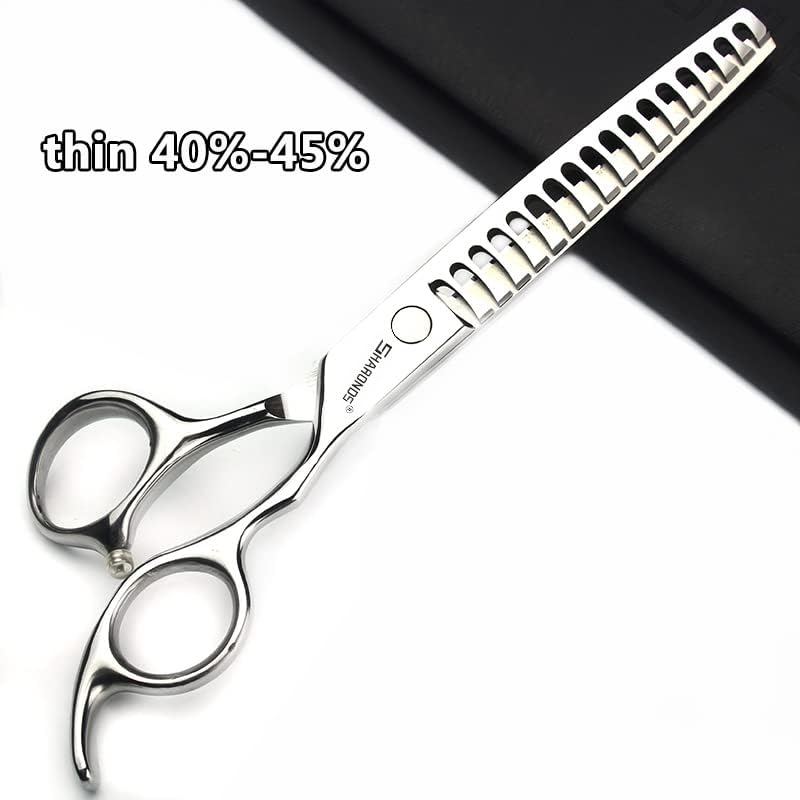 Hair Cutting Scissors Set, 10Pcs Haircut Shears Kit with Cutting Scissors, Thinning Scissors, Hair Razor Comb, Clips, Cape, Hairdressing Shears for Home, Salon, Barber