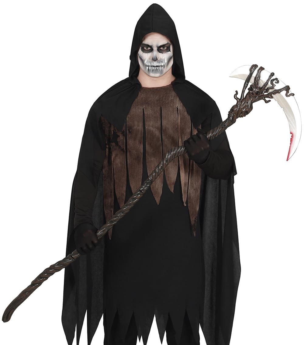 FIESTAS GUIRCA Guadaña De 40 Cm Para Disfraces – Accesorio Ficticio De Halloween, Seguro Y Conforme A Normas Europeas