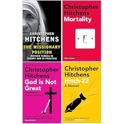 The Missionary Position, Mortality, God Is Not Great, Hitch 22 By Christopher Hitchens Collection 4 Books Set