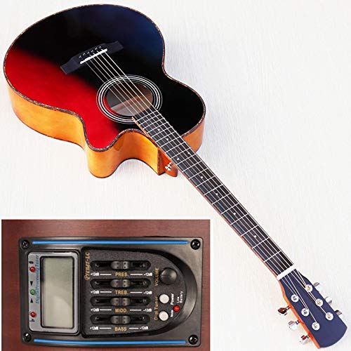 KEPOHK 40 pouces guitare électrique épicéa Surface basse simple bois panneau latéral arrière lumière guitare folklorique… - Les Beatles, Paul McCartney, John Lennon, RIngo Starr, George Harrison KEPOHK 40 pouces guitare électrique épicéa Surface basse simple bois panneau latéral arrière lumière guitare folklorique… – Image 8