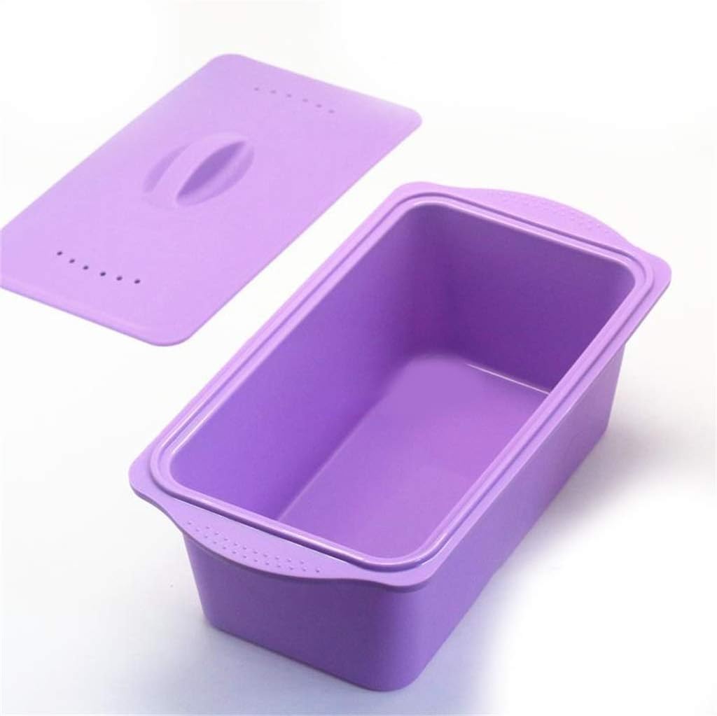 Bread Mold, Not Sticky Silica Gel Bread Mold, BPA-free, Used For DIY Cake, Bread, Meat Pie ZHANGXIAO (Color : Purple)