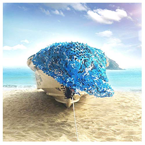 Filet de camouflage bleu Oxford 3x3m pour ombrage de pergola - 4