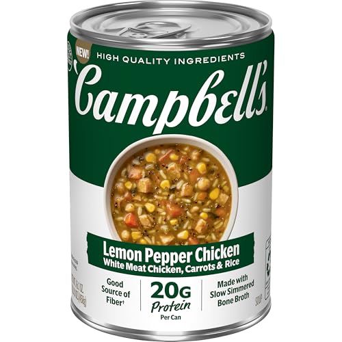 Image of Campbell's Protein Lemon Pepper Chicken Soup, 16.1 oz