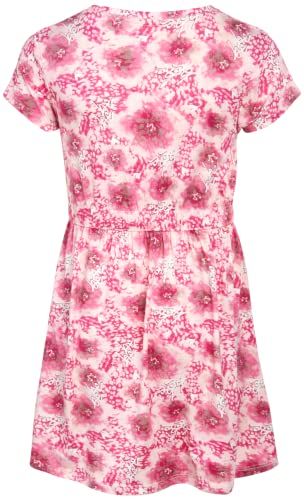 Bebe Girls' Dress - 2 Pack Super Soft Casual Dress (7-16), Size 7/8, Oatmeal Pink #TOP4