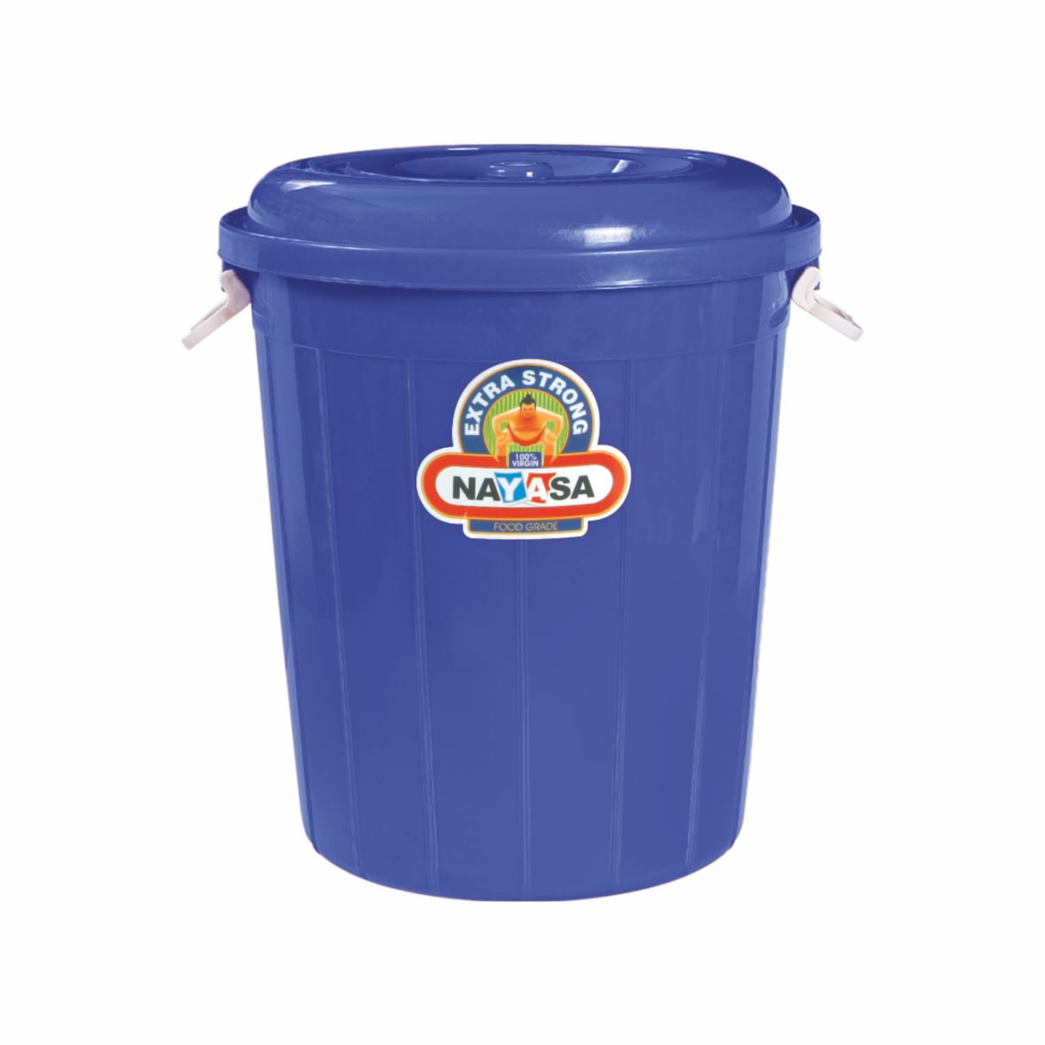 Nayasa Bucket 32 with Lid- 30 Ltrs, Plastic Water Storage Bucket| Unbreakable Multipurpose Storage, Blue (B0CYTBW38N) Amazon Price History, Amazon Price Tracker