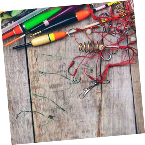Conector y líder de alambre para pesca miniatura 6
