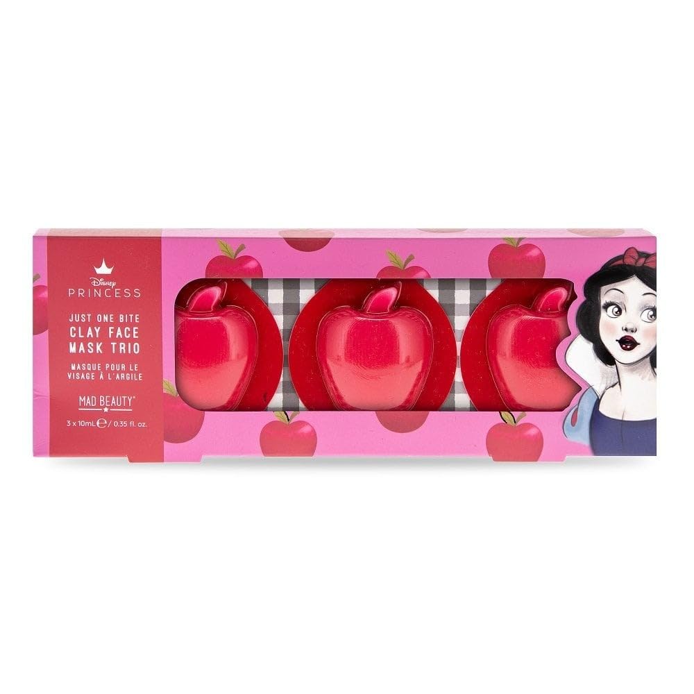 MAD Beauty Face Masks Disney Princess Snow White Clay Mask Trio