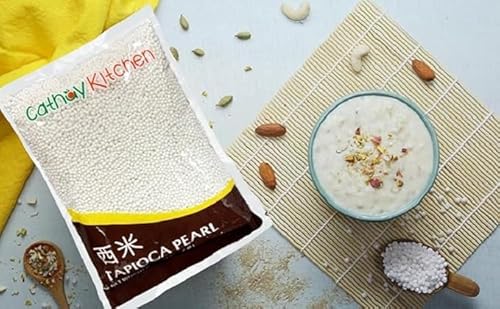 image for CATHAY KITCHEN Sago Tapioca Pearls from Cassava | Best for Bubble Boba