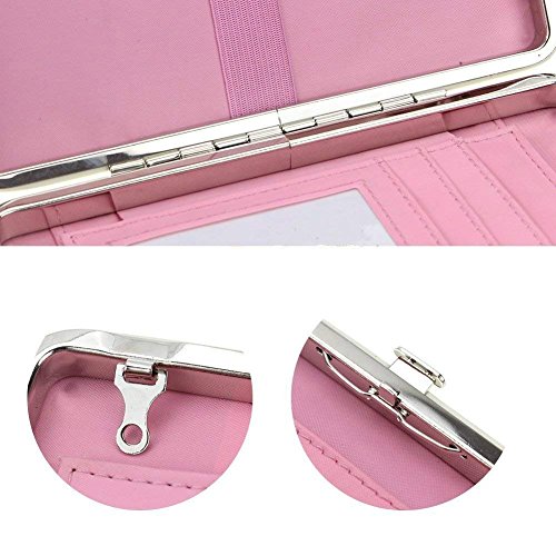 Achieer Women Bowknot Wallet Long Purse Phone Card Holder Clutch Large Capacity Pocket