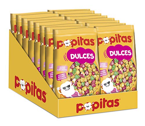 Popitas | Palomitas Listas para Comer Dulces 100g | Caja 16u.