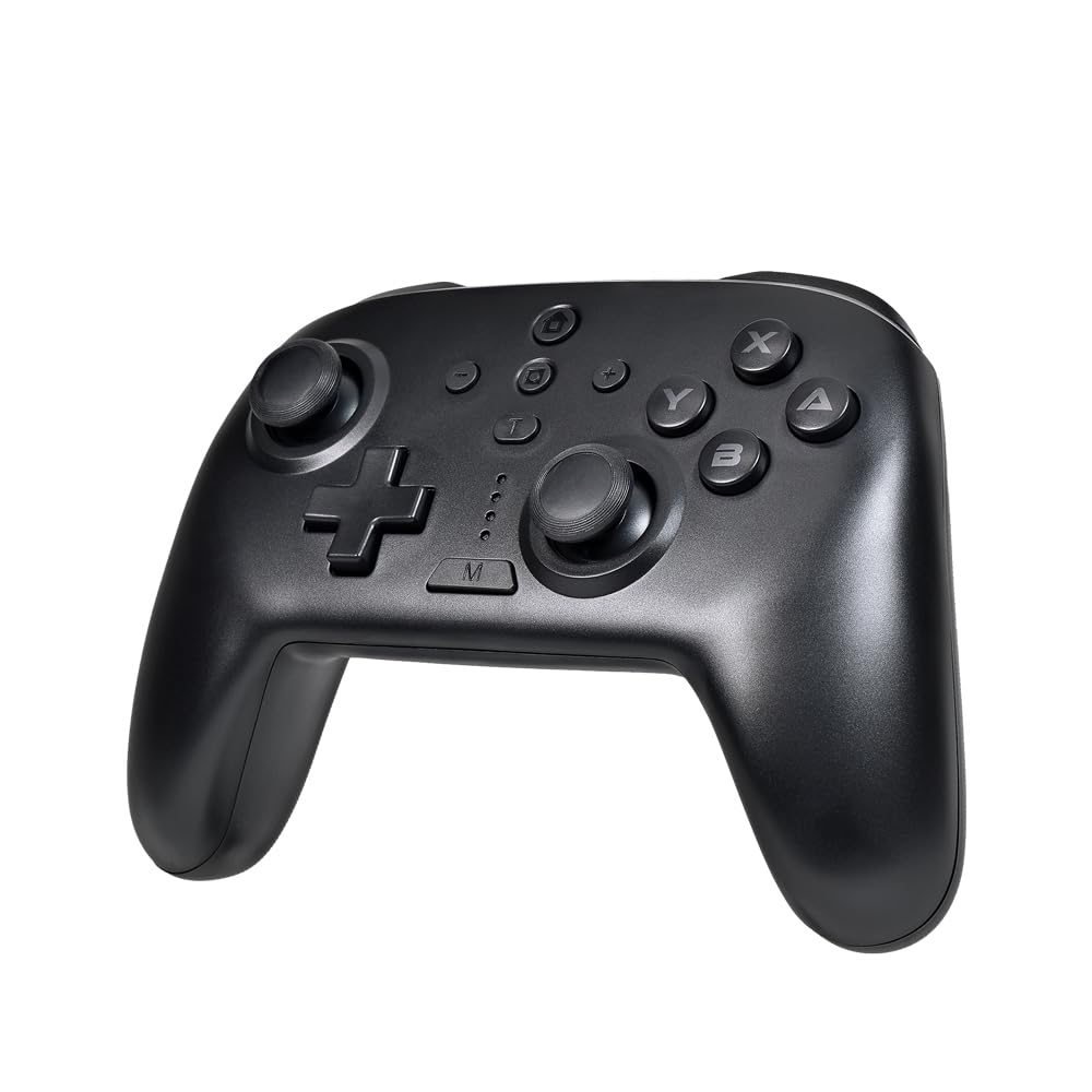 ゲームコントローラー ブラック ターボ機能付き アクラス｜ゲーム｜PS4/PS3/PC用 シンプルコントローラー ワイヤレスターボ