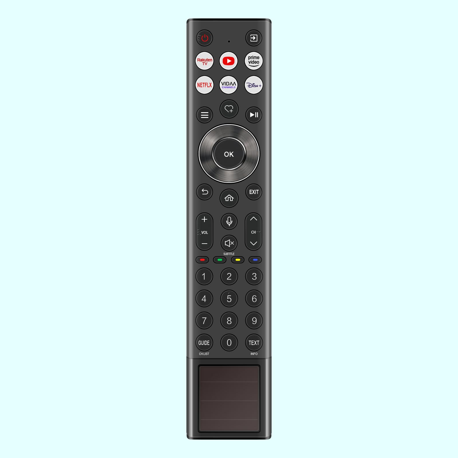 Zamiana pilota głosowego ERF6A66, pasuje do Hisense Mini-LED Smart TV 65U8NQTUK 75U8NQTUK 65U7NQTUK 75U7NQTUK 110UXNQTUK Canvas TV 55S7NQTUK