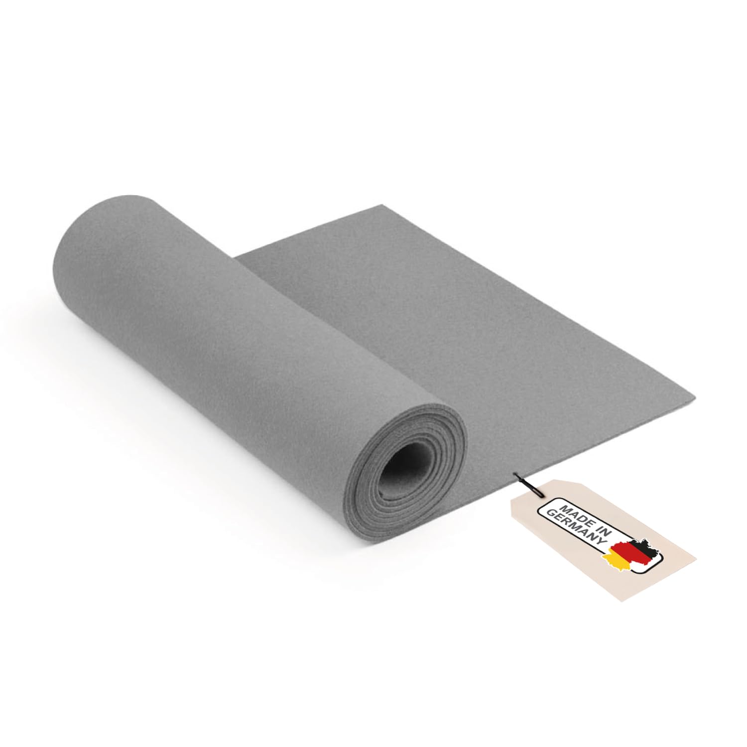 Chemin de table en feutre design déco premium gris pierre rectangulaire 180 x 30 cm haute densité