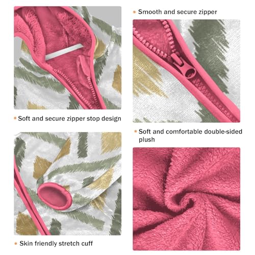 GuoChe Ikat Tye Die Boho Vintage Boys Sherpa Jacket3