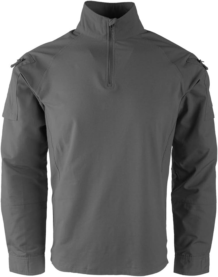 LA Police Gear LAPG Men's Combat Shirt, Long Sleeve Combat Shirt for Men, Comfortable & Lightweight Uniform Shirt