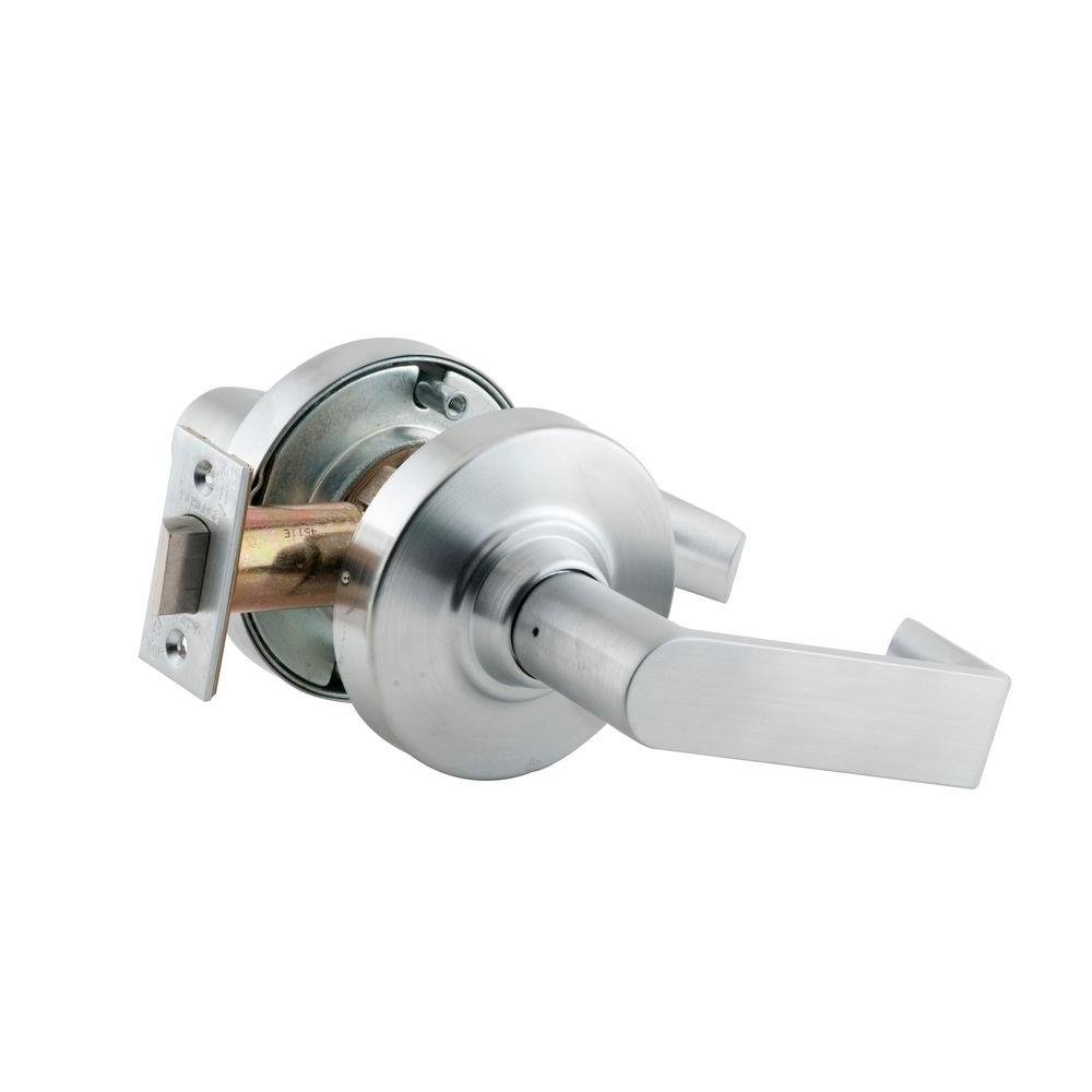 Schlage ND10S RHO 626 Passage Lever Lockset, Satin Chrome Finish