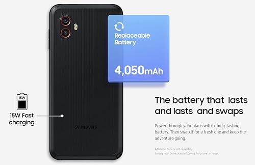 Miniatura 7 de Samsung Galaxy XCover6 Pro 5G 128GB (modelo 2022) desbloqueado - Negro (renovado)