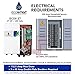 EcoSmart ECOS 27 Tankless Electric Water Heater, 27 kW at 240 Volts, 112.5 Amps with Self Modulating Technology