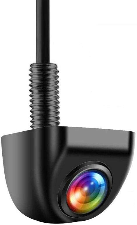 Car Rear View Camera, AIRYSEE AS209B Mini Flush Backup Camera for Car, Truck, RV Car Parking Backup Camera Kit for Car Head Unit DVD Player Car Monitors -Multiple Model Switchers Built-in -Black