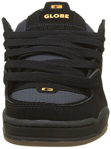 Image of Globe Fusion, Men's Skateboard Shoe, Multicoloured Black Ebony Orange, 6 US