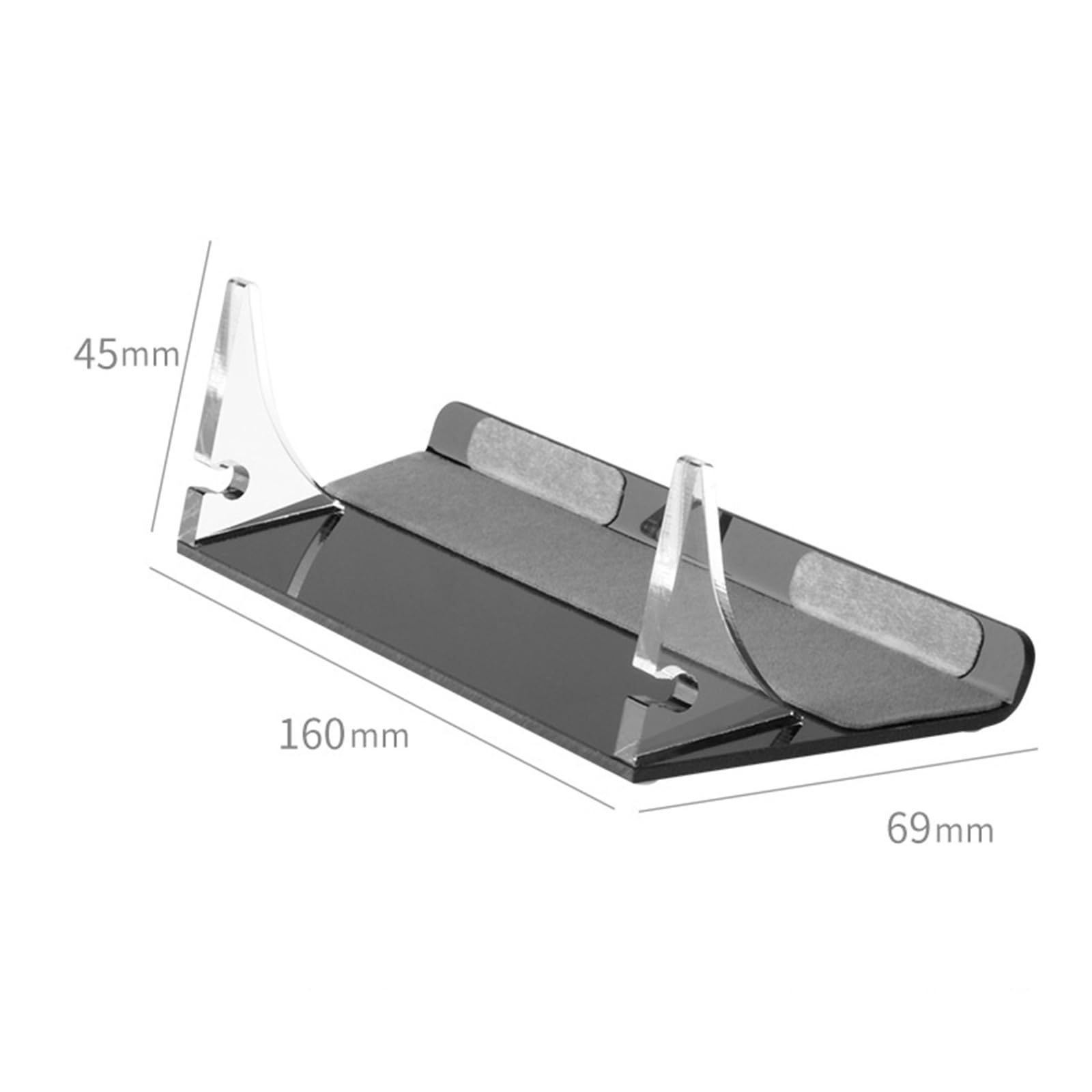Space-Saving Desktop Holder Acrylic Desktop Bracket Holder for Smart Speaker Acrylic Speaker Stand