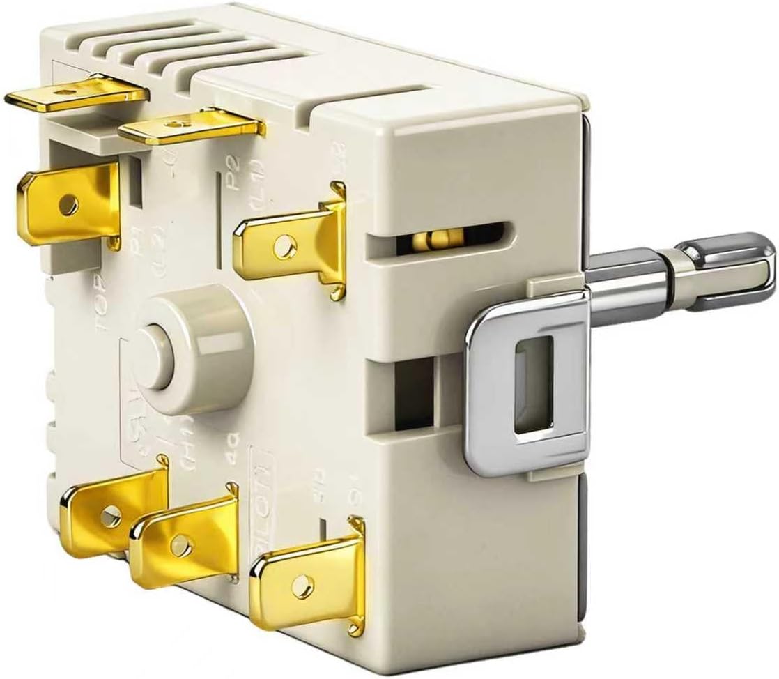 DG44-01006B Infinite Switch for Samsung Range - Precise Heat Control | Direct Replacement Knob Compatible with NE59T7750WS NE58K9850WS NE58K9560WS E59M4310SS GE59M4310SS | Replaces PER001-12D