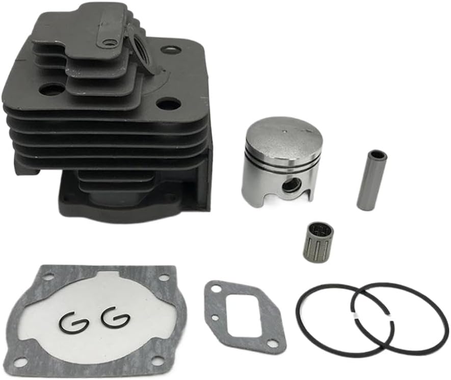 40MM 52CC Cylinder Assembly Piston Kit Ring Pin Clip 1E40F-5 40-5 BG520 CG520 Compatible With Automotive Motorcycle Parts
