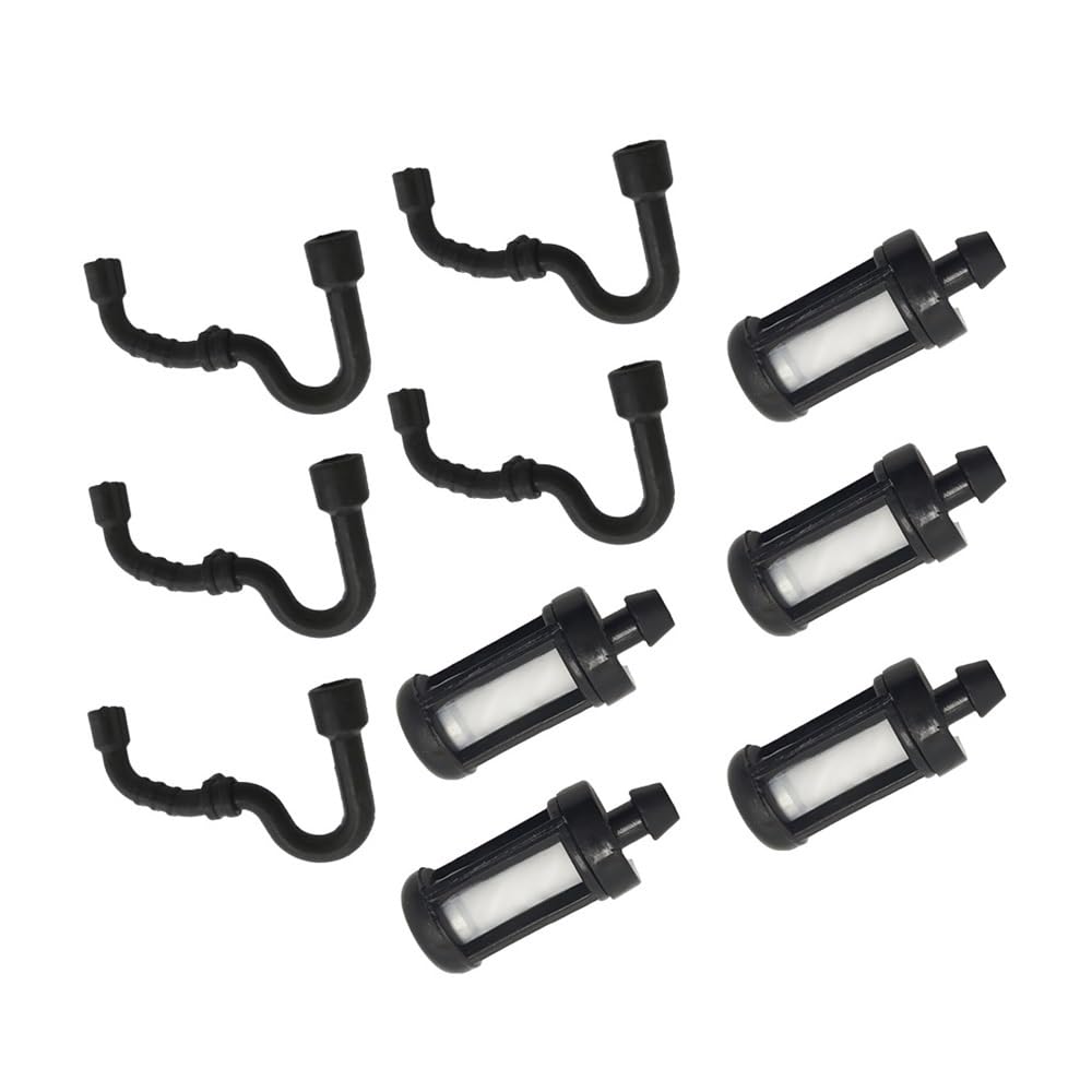 Kit de 5 mangueras y Filtro de Combustible Compatible con motosierras MS180, MS170, 018 y 017. Pieza de Repuesto for Herramientas de jardín.