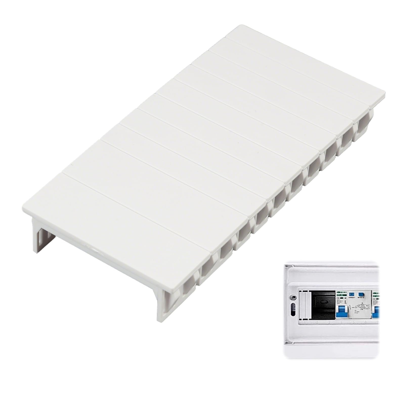 Cache-Vide pour Tableau Électrique 12 Pièces 12TE 215 x 50 mm Blanche