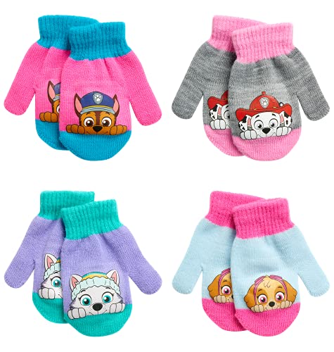 Nickelodeon Girls' Paw Patrol Ski Gloves - Marshall, Chase, Rubble Ski Gloves or Mittens (2-7)