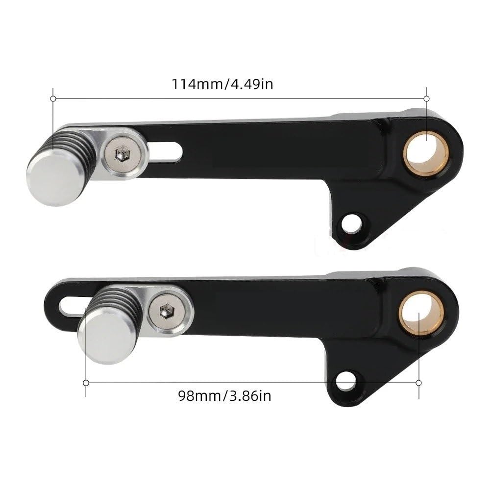 Palanca de cambios izquierda para Diavel Carbon 2011-2018, accesorios para motocicleta, pedal de cambio ajustable de aluminio Cambio Engranaje Palanca Moto