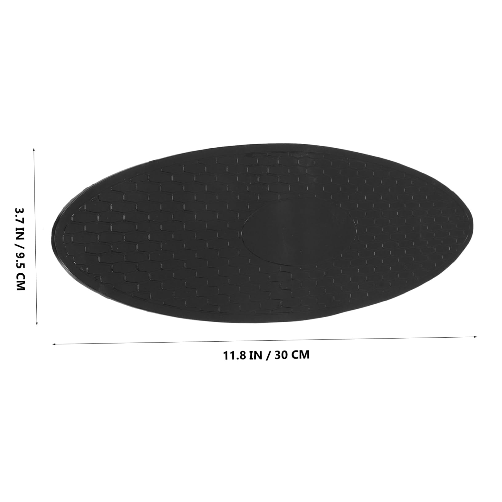LALADEFIEE Auto Non-Slip Mat: Silicone Car Dashboard Pad Oval Decorative Anti-Skid Pad for Phone Holders
