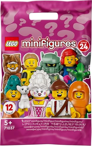 Construcción, Toy LEGO Coleccionable Minifigures Serie 24 - Ventilador de disfraz T-Rex 71037