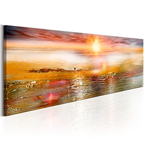 Peinture acrylique Paysage 120x40 cm au style abstrait artistique pour une ambiance sereine