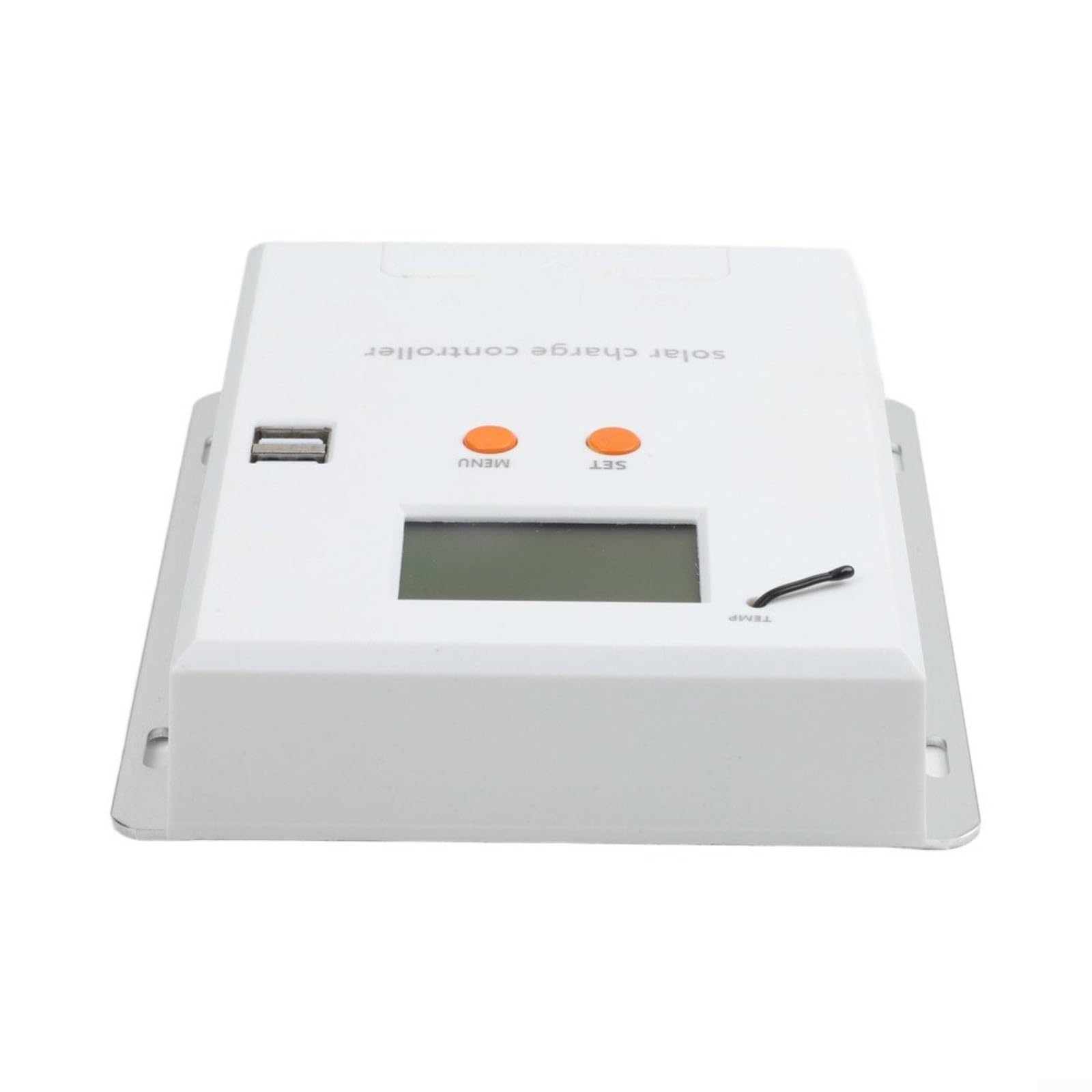 MPPT - Controlador de carga solar 10A/20A 12V/24V Auto LCD Dual USB Aluminio