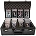 Panopply 160+ 4 Row Graded Card Case BGS PSA Graded Card Storage Box Sports Card Case Psa Card Case Graded Sports Card Storage Box Psa Slab Case for Graded Cards Psa Card Holder Psa Case (black)